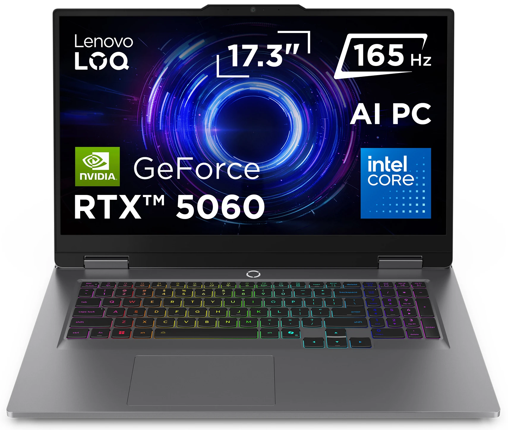 Ноутбук игровой Lenovo LOQ 17IRX10 (83JH00GQRA) Luna Grey