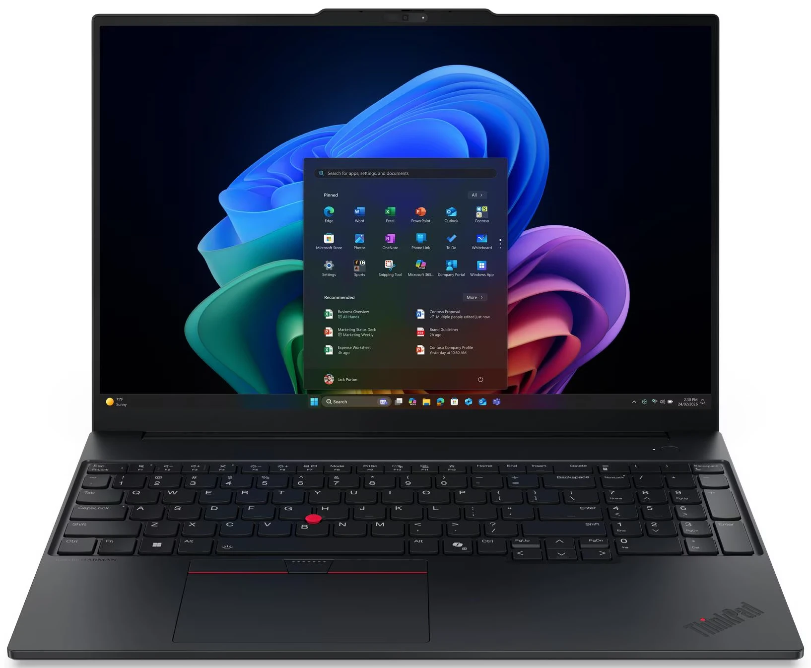 Ноутбук Lenovo ThinkPad E16 G4 (21YE0015RA) Black