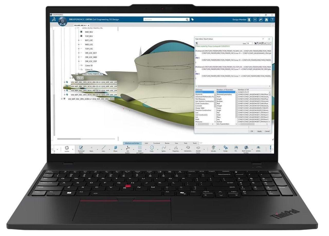 Ноутбук Lenovo ThinkPad P16s Gen 4 (21QV0003RA) Black - Фото 1