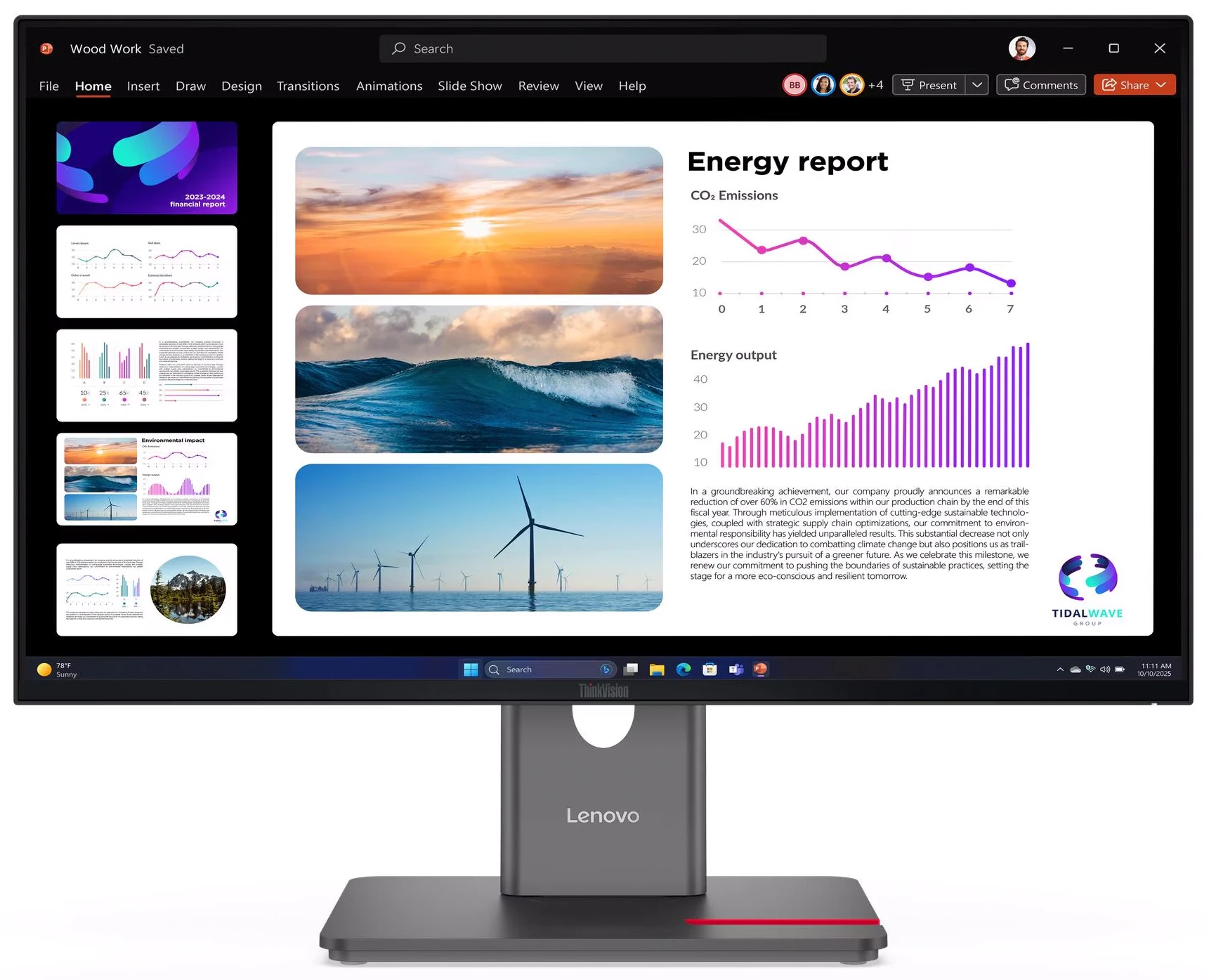 Монітор Lenovo ThinkVision P24Q-40 (64B2GAT1UA)