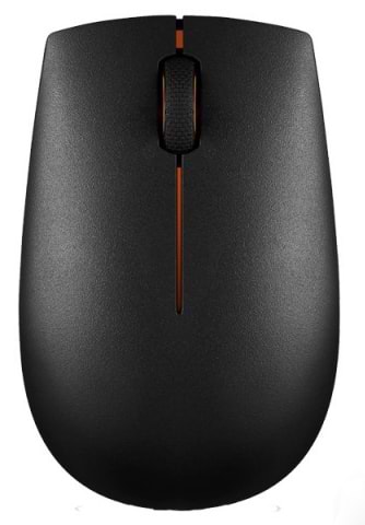 Мышь беспроводная Lenovo 300 Compact (GX30K79401) Black - Фото 1