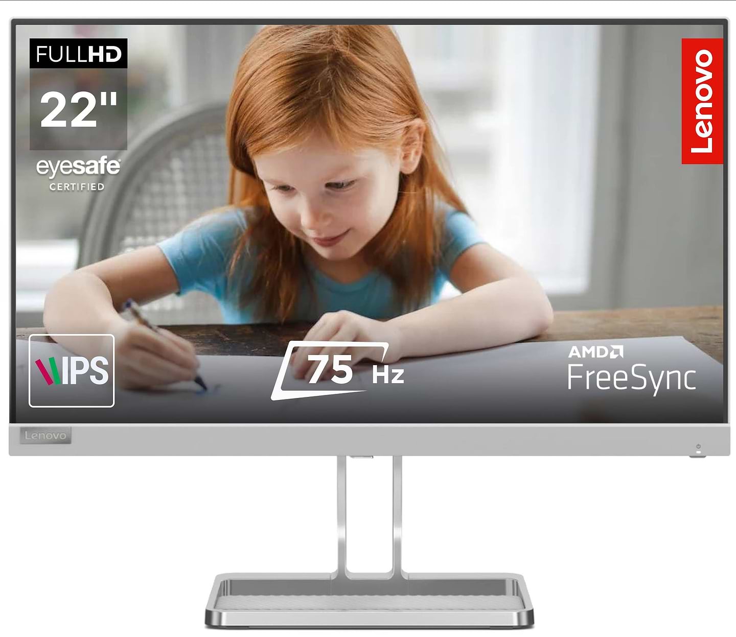 Монитор Lenovo L22i-40 (67AEKACBUA) Grey - Фото 1