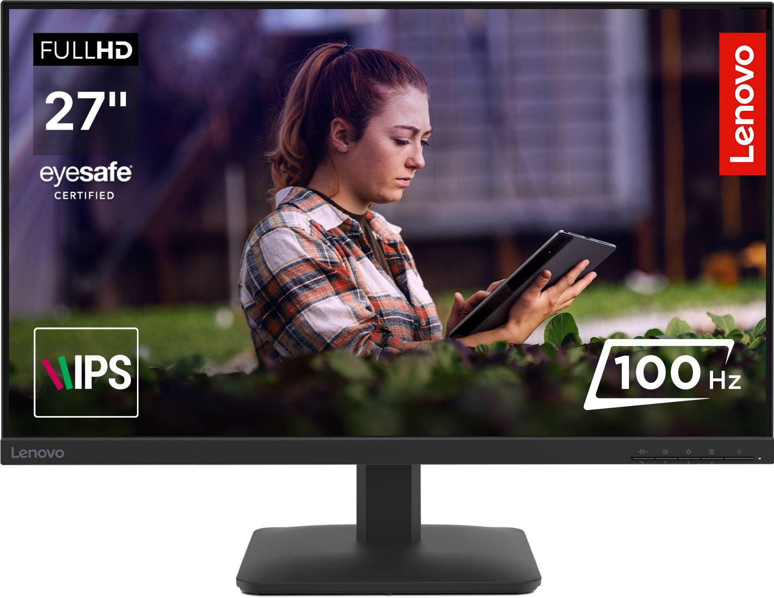 Монитор Lenovo L27-4e (68CDKAC1UA) - Фото 1