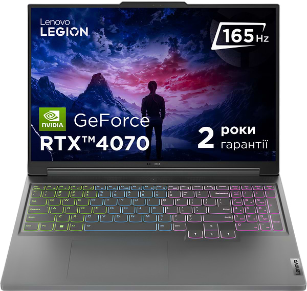 Фото - Ноутбук ігровий Lenovo Legion Slim 5 16APH8 (82Y900AXRA) Storm Grey