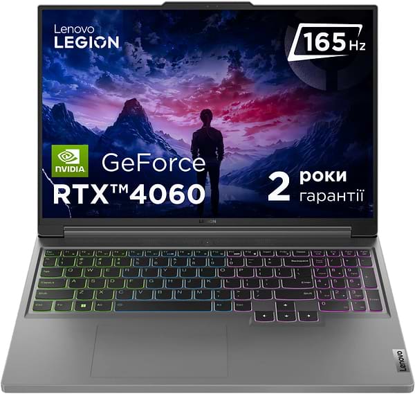 Фото - Ноутбук игровой Lenovo Legion Slim 5 16IRH8 (82YA00CXRA) Misty Grey