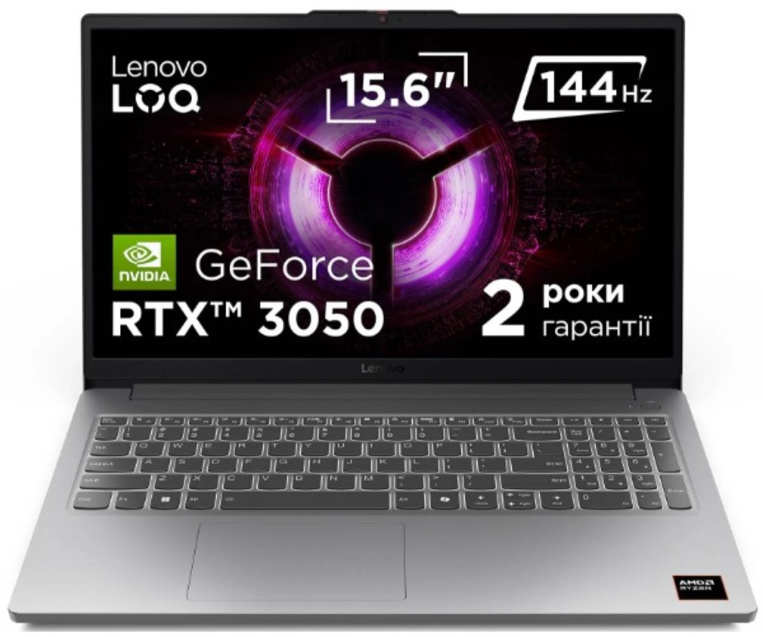 Ноутбук игровой Lenovo LOQ 15ARP10E (83S000EURA) Luna Grey