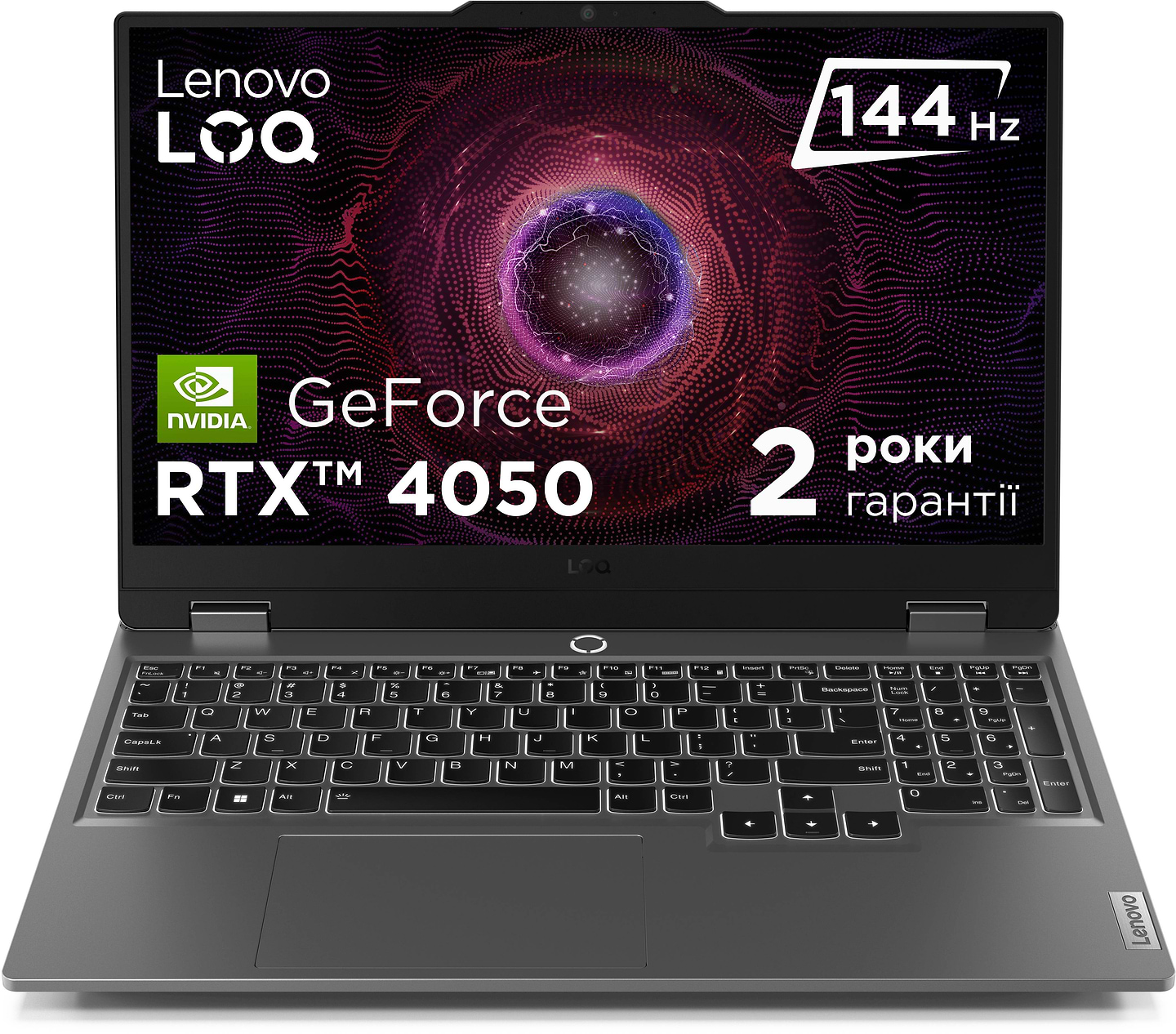 Купить Ноутбук игровой Lenovo LOQ 15ARP9 (83JC00JMRA) Luna Grey - Фото 1 Ноутбук игровой Lenovo LOQ 15ARP9 (83JC00JMRA) Luna Grey - Фото 1