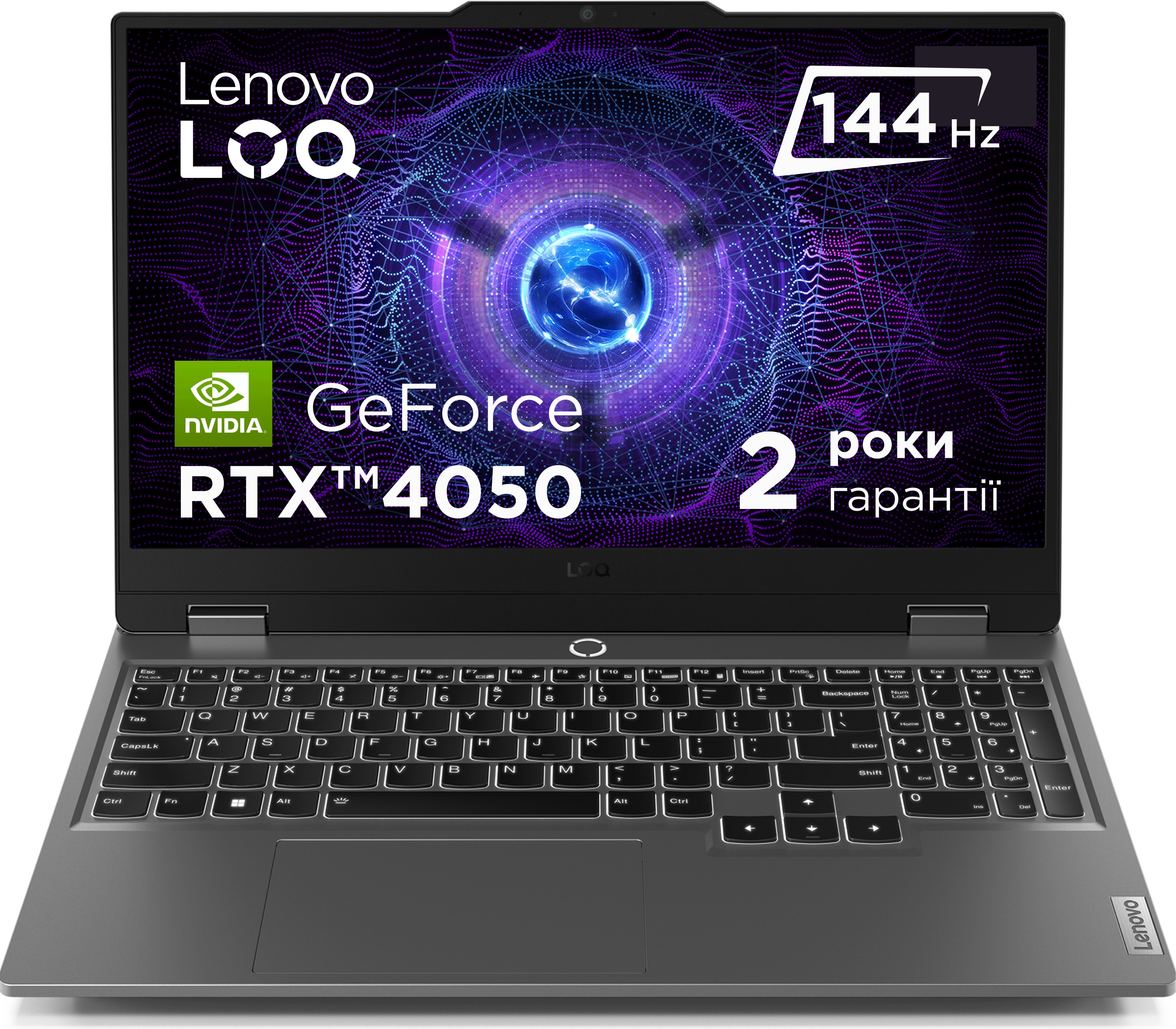 Ноутбук игровой Lenovo LOQ 15IRX9 (83DV0099RA) Luna Gray - Фото 1