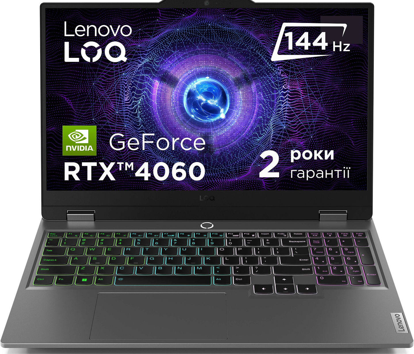Ноутбук игровой Lenovo LOQ 15IRX9 (83DV00VTRA) Luna Grey - Фото 1
