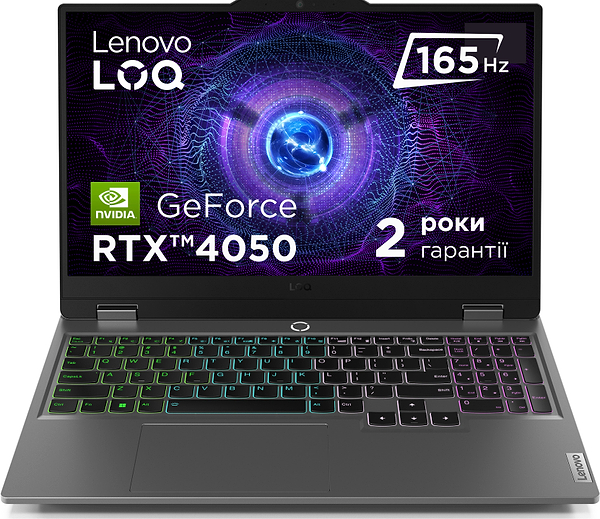 Фото - Уценка - Ноутбук игровой Lenovo LOQ 15IRX9 (83DV00GXRA) Luna Grey