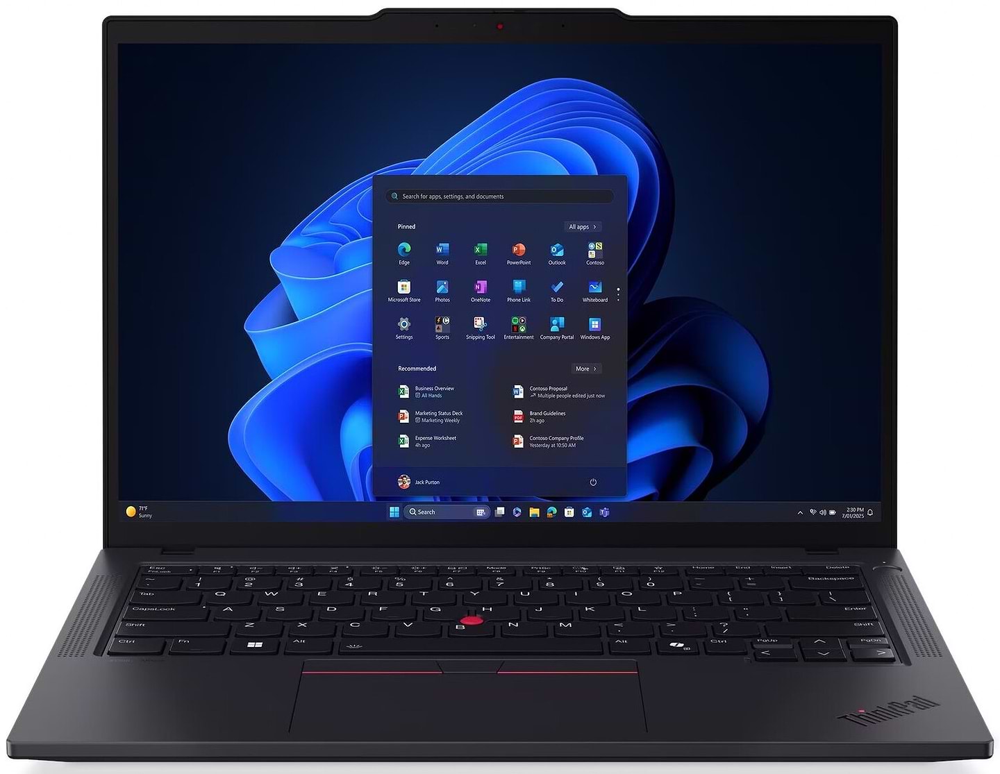 Ноутбук Lenovo ThinkPad T14 G6 (21QDS0GN00) Black - Фото 1