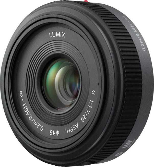 Объектив к фотокамере Panasonic Micro 4/3 Lens 20mm F1.7 ASPH Metal body Black (H-H020AE-K)