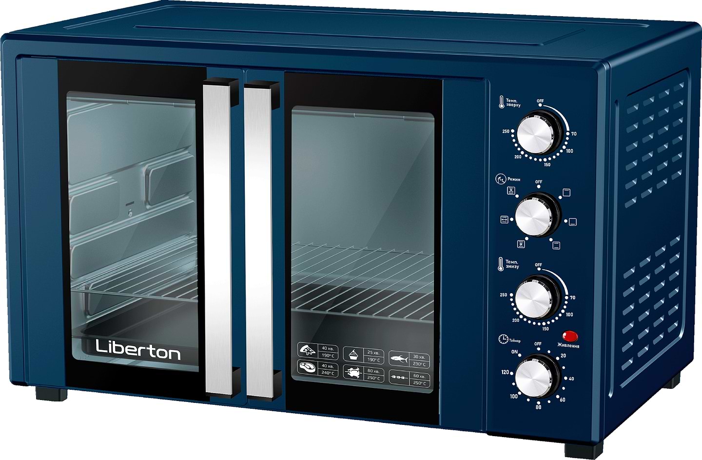Уцінка - Піч електрична Liberton LEO-600 Dark Blue