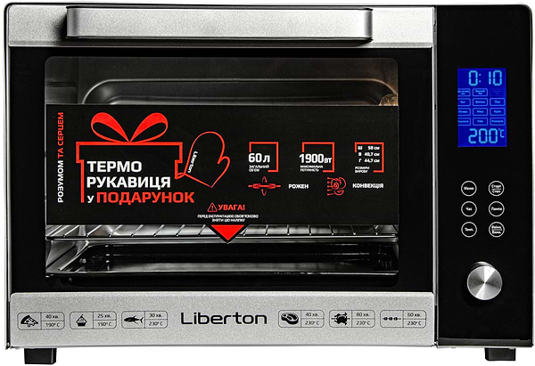 Фото - Уцінка - Піч електрична Liberton LEO-601E Silver