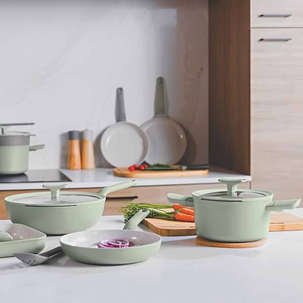 Фото - Сковорода універсальна Berghoff 3950446 LEO BALANCE Sage 30 см 2.9 л