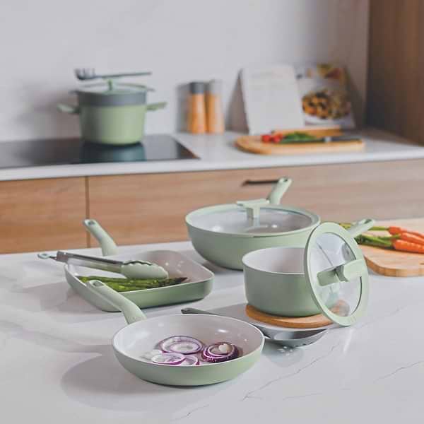 Фото - Сковорода універсальна Berghoff 3950446 LEO BALANCE Sage 30 см 2.9 л