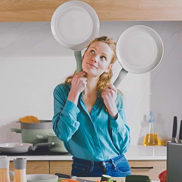 Фото - Сковорода універсальна Berghoff 3950446 LEO BALANCE Sage 30 см 2.9 л