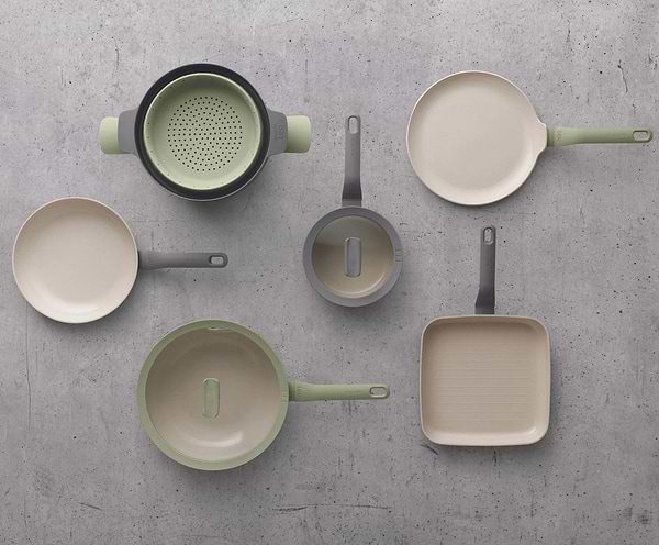 Фото - Сковорода універсальна Berghoff 3950446 LEO BALANCE Sage 30 см 2.9 л