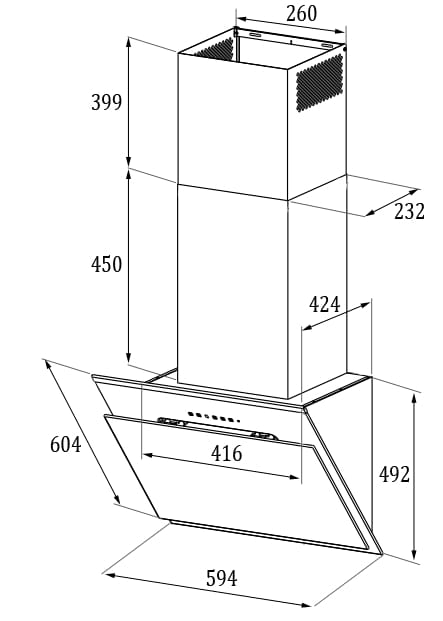 Фото - Вытяжка декоративная Gunter & Hauer LEONA 6 Q