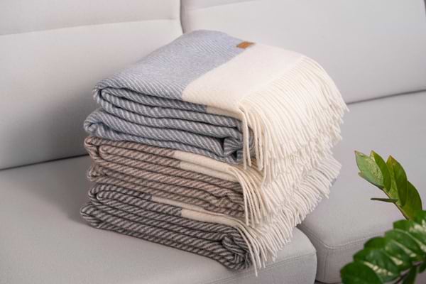 Фото - Плед полуторний Ardesto Leonardo Bianco 140x200 см блакитний (ART0503LB)