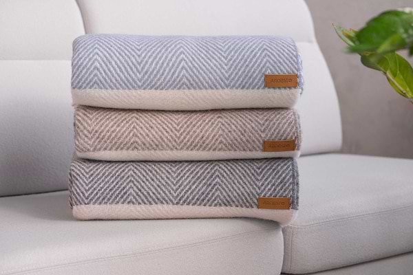 Фото - Плед полуторний Ardesto Leonardo Bianco 140x200 см блакитний (ART0503LB)