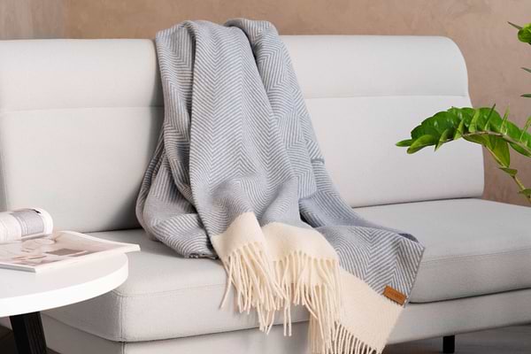 Фото - Плед полуторний Ardesto Leonardo Bianco 140x200 см блакитний (ART0503LB)