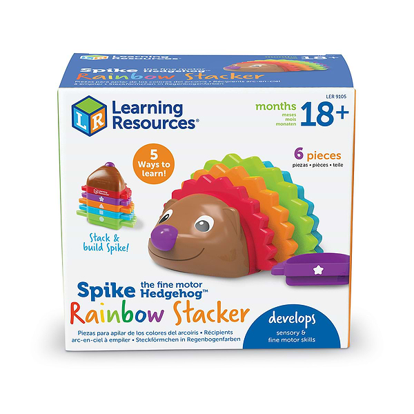 Фото - Сортер Learning Resources Spike The Fine Motor Hedgehog™ - КРАСОЧНЫЙ ЁЖИК (LER9105)
