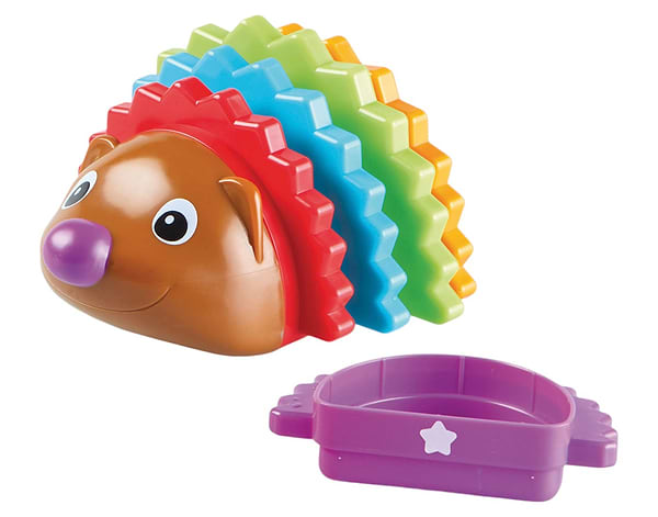 Фото - Сортер Learning Resources Spike The Fine Motor Hedgehog™ - КРАСОЧНЫЙ ЁЖИК (LER9105)
