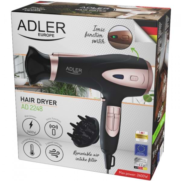 Фото - Фен Adler AD 2248 Black