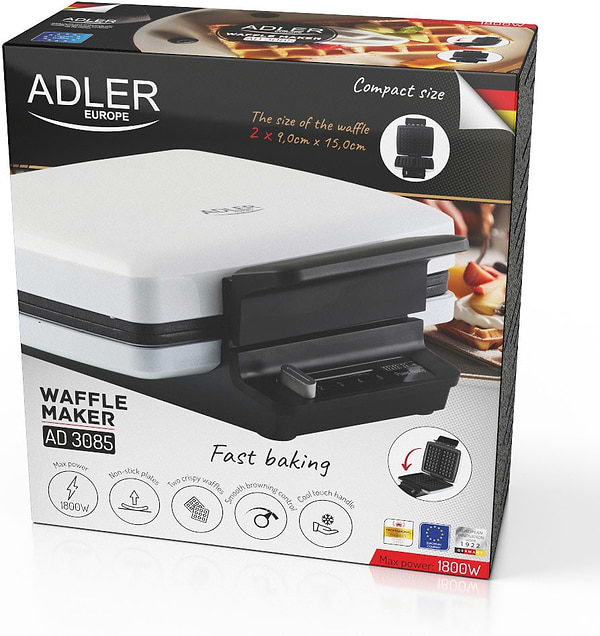 Фото - Вафельница Adler AD 3085
