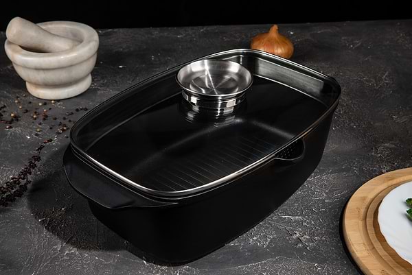 Фото - Кастрюля Lessner Black Pro New 5.6 л (55873)