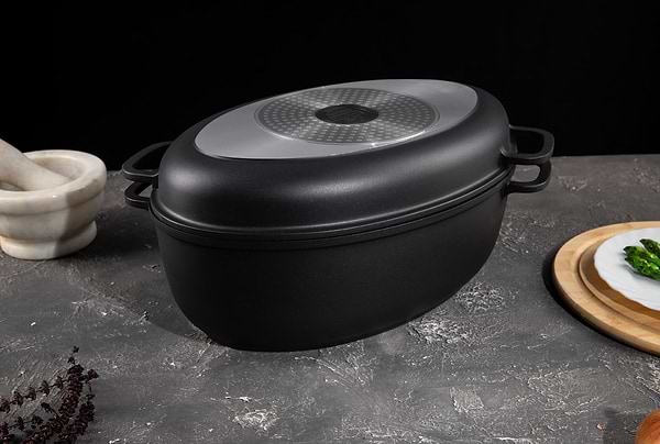 Фото - Каструля Lessner Black Pro New  8 л (55874)