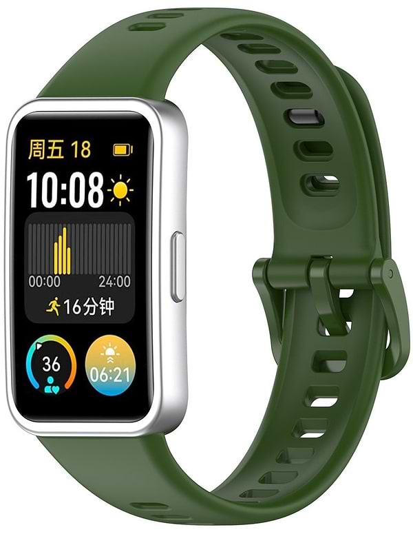 Фото - Ремешок для фитнес-браслета BeCover for Huawei Band 8 / 9 / 10 Army Green (714116)
