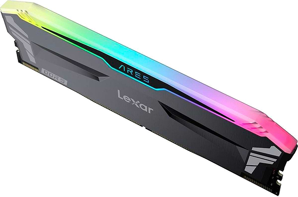 Фото - Память DDR Lexar Ares RGB Black DDR5 6400MHz 32GB Kit 2x16GB (LD5EU016G-R6400GDLA)