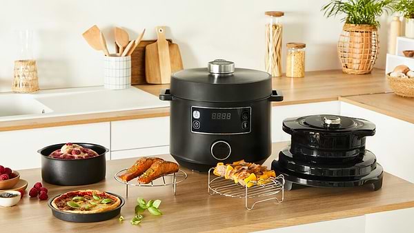 Фото - Уценка - Крышка-аэрогриль к мультиварке Tefal LF101810 TURBO CRISP