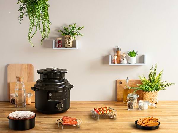 Фото - Уценка - Крышка-аэрогриль к мультиварке Tefal LF101810 TURBO CRISP