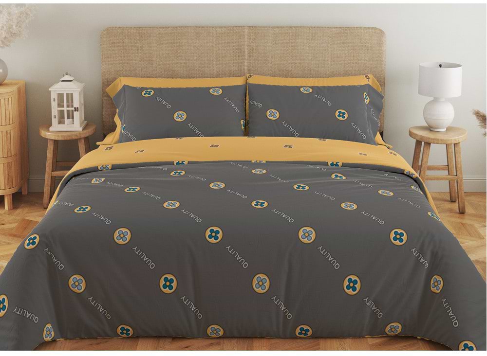Комплект постільної білизни ТЕП Soft dreams Grey and Orange (2-03858_26020)