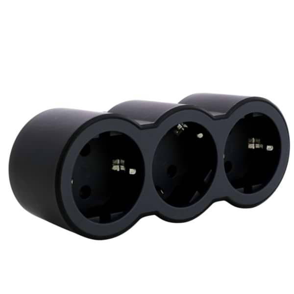 Фото - Розгалужувач 220В Legrand 3 р White-grey (694519)