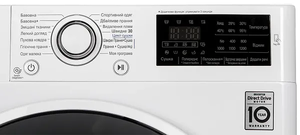 Фото - Стирально-сушильная машина LG F2J6NM0W