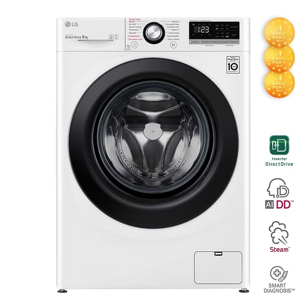 Фото - Стиральная машина LG F4V3VS6W