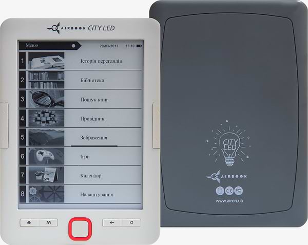 Фото - Электронная книга AIRON AirBook City LED Фото - Электронная книга AIRON AirBook City LED