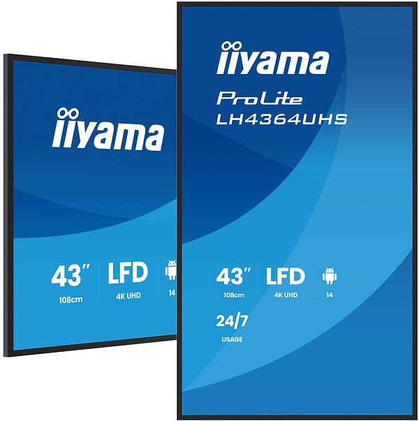 Фото - Монітор IIYAMA LH4364UHS-B1AG
