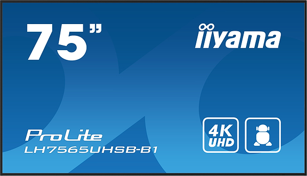 Фото - Інтерактивна панель IIYAMA LH7565UHSB-B1