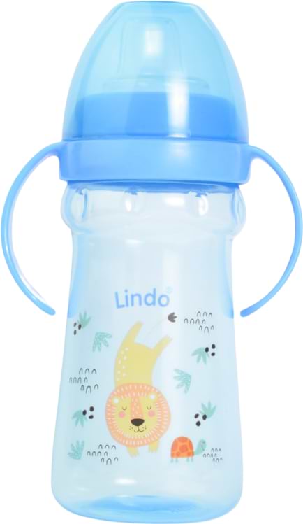 Поильник-непроливайка детский Lindo 300 мл (LI 114 гол)