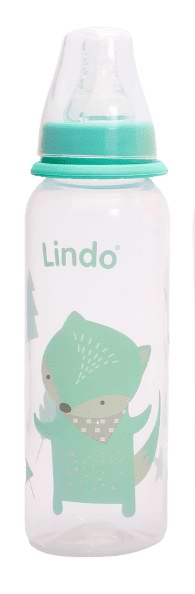 Фото - Пляшка для годування Lindo 250 мл зелений (Li 143 зел)