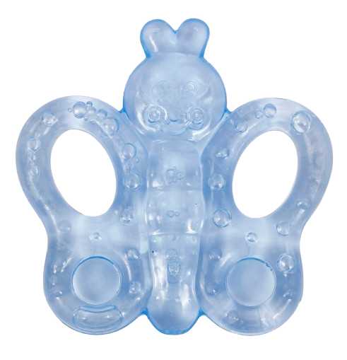 Прорезыватель с охлаждением Lindo бабочка голубой (Li 301 гол б)