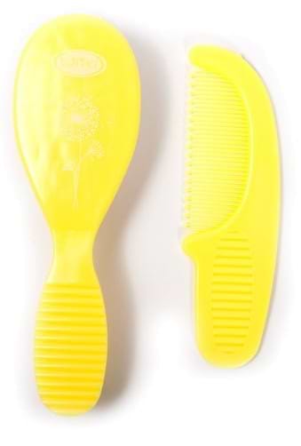Набор расчесок для детских волос Lindo желтый (Li 605 жел)