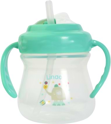Поильник-непроливайка детский Lindo 250 мл (LI 708 зел)