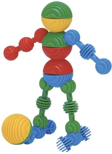 Фото - Пластиковый конструктор для малышей Wader Funny Blocks 58 шт. (41970)