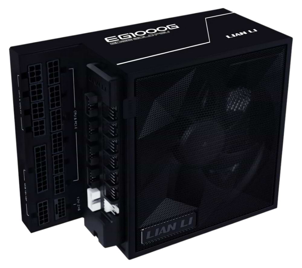 Блок питания для ПК Lian Li EDGE GOLD 1000W Black with Hub, EU Cord (G9P.EG1000G.BH00.EU)